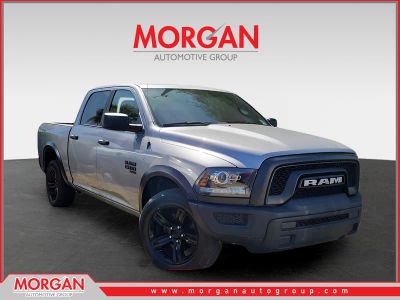 2024 Ram 1500 Classic Warlock in Silver — front three-quarter view