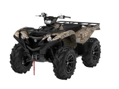 2026 Yamaha Grizzly EPS Camo — front three-quarter view