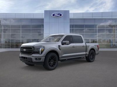 2026 Ford F-150 in M7 Gray — front three-quarter view