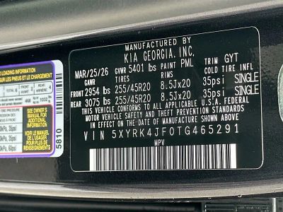 2026 Kia Sorento — photo 34 view