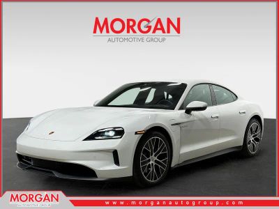 2025 Porsche Taycan 4 — front three-quarter view