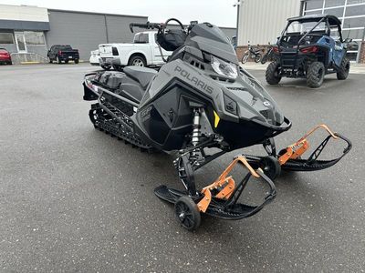 2025 Polaris 650 RMK SP 155 Mirage Gray / Gloss Black - Photo 1