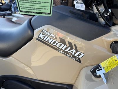 2025 Suzuki KingQuad 750AXi Power Steering - Photo 11