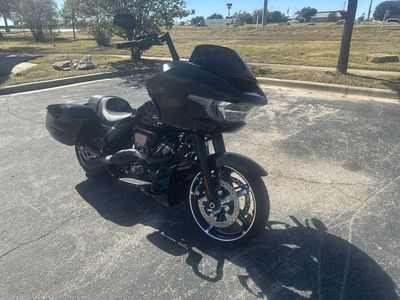 2025 Harley-Davidson FLTRX - Road Glide in Vivid Black - Black Finish — front three-quarter view