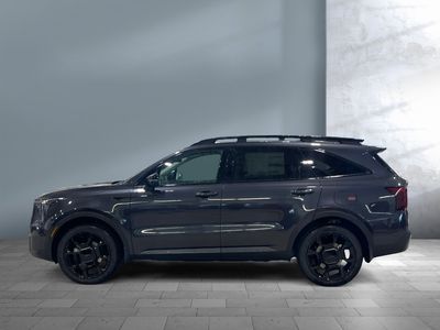 2025 Kia Sorento — rear three-quarter view