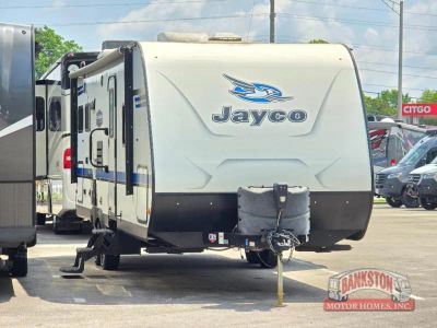 2019 Jay Feather 24RL — front three-quarter view