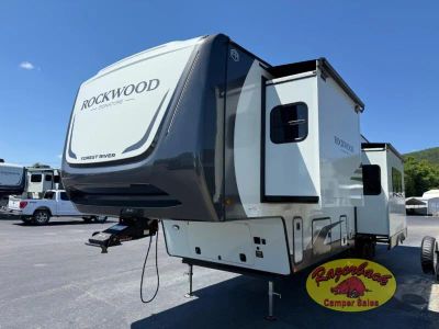 2026 Forest River RV Rockwood Signature — rear three-quarter view