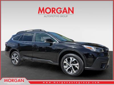 2022 Subaru Outback Limited XT in Black — front three-quarter view