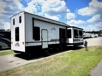 2024 Forest River Cedar Creek Cottage — side profile view