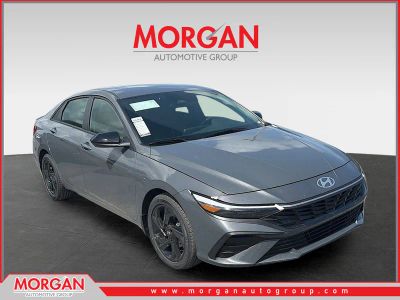 2026 Hyundai ELANTRA SEL Sport in Ecotronic Gray — front three-quarter view