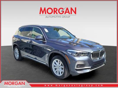 2020 BMW X5 xDrive40i in Arctic Gray Metallic — front three-quarter view