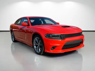 2022 Dodge Charger GT in Orange — front three-quarter view
