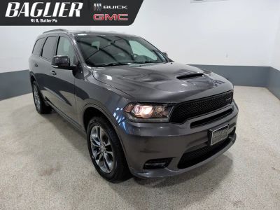 2020 Dodge Durango GT Plus AWD in Gray — front three-quarter view