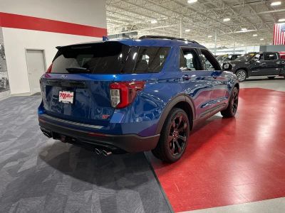 2020 Ford Explorer — rear three-quarter view