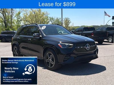 2026 Mercedes-Benz GLE 350 in Obsidian Black — front three-quarter view