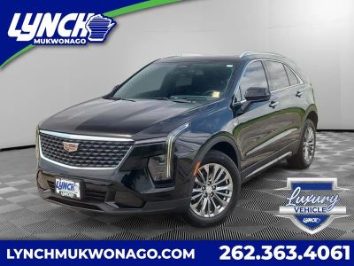 2024 Cadillac XT4 Premium Luxury in Stellar Black Metallic — front three-quarter view