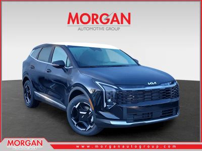 2026 Kia Sportage EX in Black — front three-quarter view