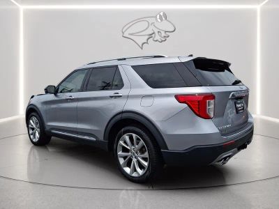 2021 Ford Explorer — rear three-quarter view