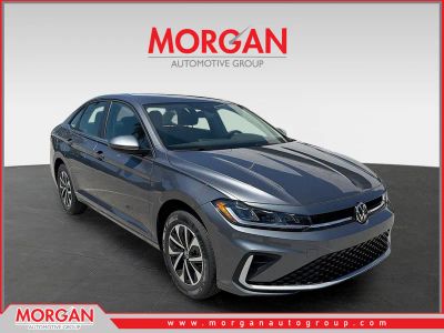 2026 Volkswagen Jetta S in Platinum — front three-quarter view