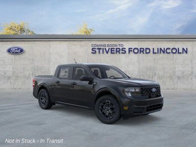 2026 Ford Maverick XLT in Shadow Black — front three-quarter view