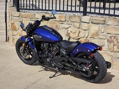 2025 Indian Motorcycle Scout Bobber Limited +Tech Spirit Blue Metallic - Photo 5