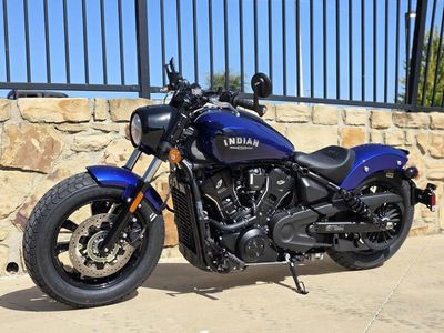 2025 Indian Motorcycle Scout Bobber Limited +Tech Spirit Blue Metallic - Photo 2