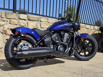 2025 Indian Motorcycle Scout Bobber Limited +Tech Spirit Blue Metallic - Photo 4