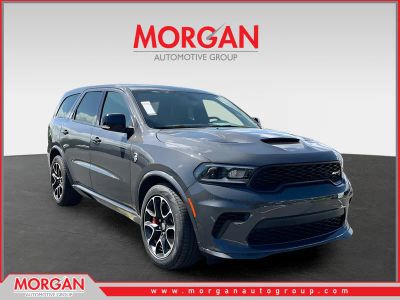 2026 Dodge Durango SRT Hellcat in Gray — front three-quarter view