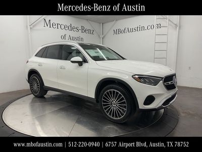 2026 Mercedes-Benz GLC 300 in White — front three-quarter view