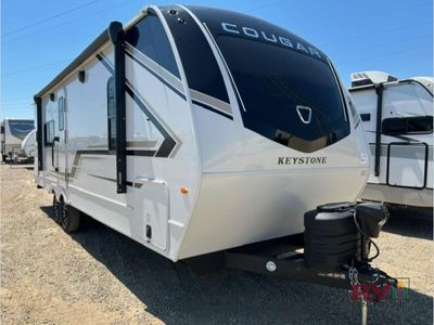 2026 Keystone RV Cougar Half-Ton — rear three-quarter view