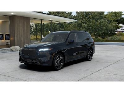 2026 BMW X7 xDrive40i in Carbon Black Metallic — front three-quarter view