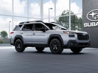 2026 Subaru OUTBACK Limited XT in Ice Silver Metallic — front three-quarter view