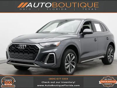 2023 Audi Q5 S line Premium Plus in Gray — front three-quarter view