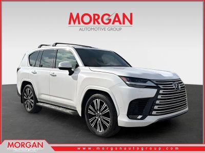 2026 Lexus LX 700h Luxury in White Pearl — front three-quarter view