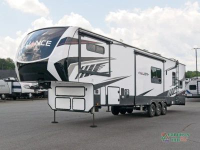 2022 Alliance RV Valor — rear three-quarter view
