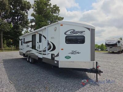 2014 Keystone RV Cougar X-Lite — front three-quarter view