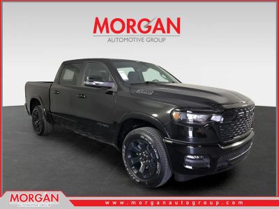 2026 Ram 1500 Big Horn/Lone Star in Black — front three-quarter view