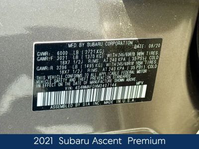 2021 Subaru Ascent - Photo 21