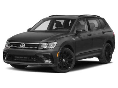 2020 Volkswagen Tiguan SE in White — front three-quarter view