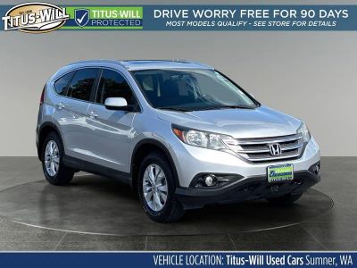 2014 Honda CR-V EX-L in Silver — front three-quarter view