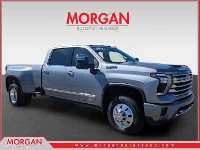 2024 Chevrolet Silverado 3500HD High Country in Sterling Gray Metallic — front three-quarter view