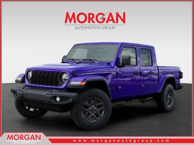 2026 Jeep Gladiator Sport S in Purple — front three-quarter view