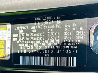 2026 Kia Sportage — photo 30 view