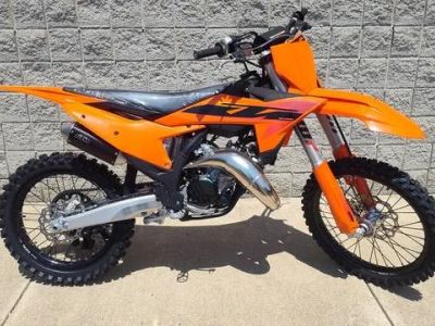 2025 KTM 150 SX — front three-quarter view