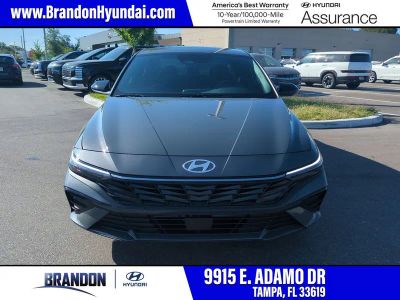 2026 Hyundai ELANTRA SEL Sport in Gray — front three-quarter view