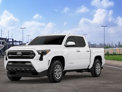 2026 Toyota Tacoma SR5 in Ice Cap — front three-quarter view