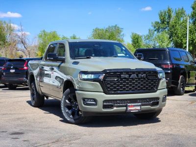 2026 RAM 1500 RAM 1500 BIG HORN CREW CAB 4X4 5'7' BOX in Canyon Lake Exterior Paint — front three-quarter view
