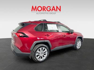 2025 Toyota RAV4 — rear three-quarter view