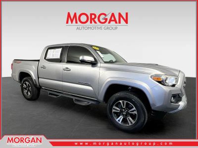 2017 Toyota Tacoma TRD Sport in Silver Sky Metallic — front three-quarter view