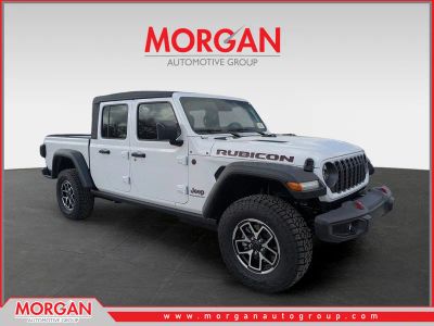 2026 Jeep Gladiator Rubicon in White/off-white — front three-quarter view